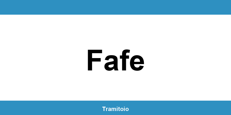 Contactos do Serviço de Finanças de Fafe